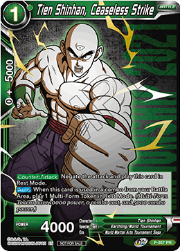 Tien Shinhan, Ceaseless Strike (Gold Stamped) (P-357) [Tournament Promotion Cards] | Red Riot Games CA
