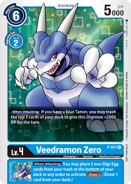 Veedramon Zero [P-011] [Promotional Cards] | Red Riot Games CA