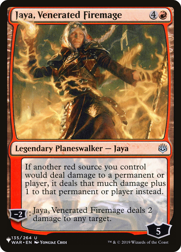 Jaya, Venerated Firemage [The List Reprints] | Red Riot Games CA