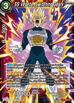 SS Vegeta, Switching Gears (P-296) [Tournament Promotion Cards] | Red Riot Games CA