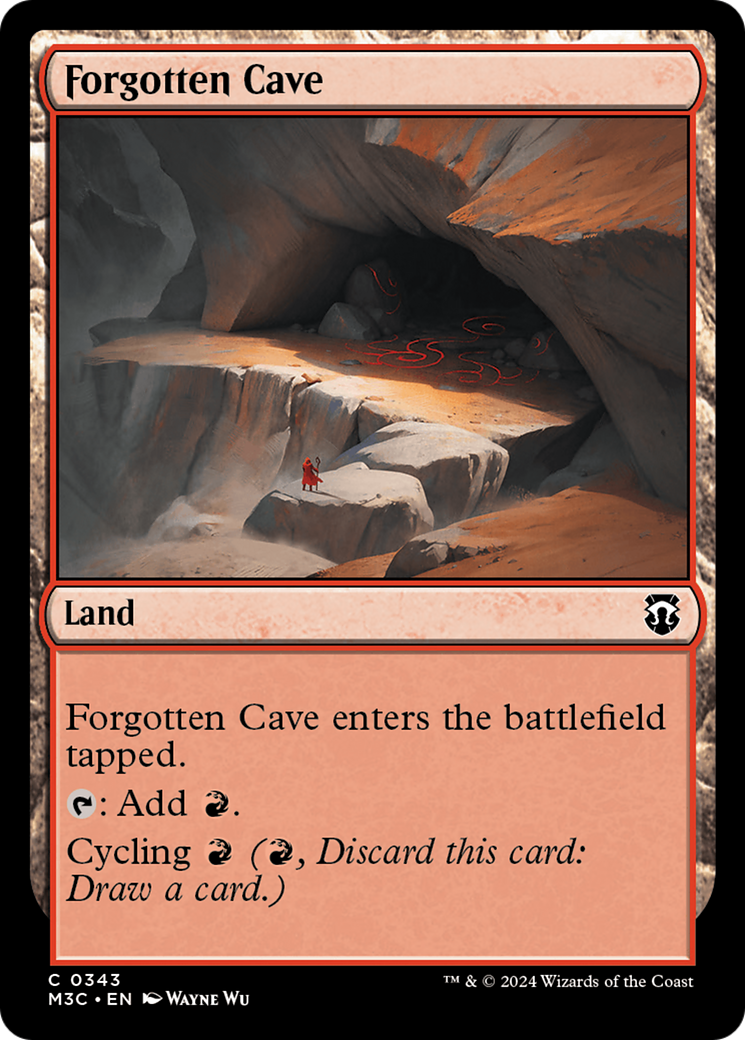 Forgotten Cave (Ripple Foil) [Modern Horizons 3 Commander] | Red Riot Games CA