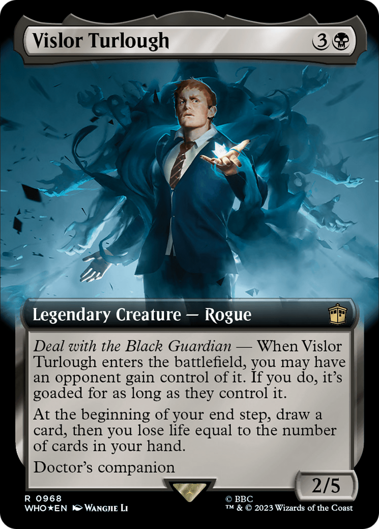 Vislor Turlough (Extended Art) (Surge Foil) [Doctor Who] | Red Riot Games CA