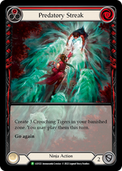 Predatory Streak (Red) [LGS122] (Promo)  Rainbow Foil | Red Riot Games CA