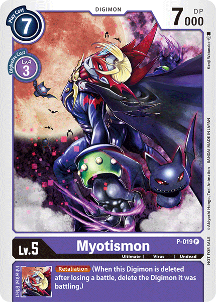 Myotismon [P-019] [Promotional Cards] | Red Riot Games CA