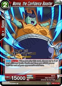 Monna, the Confidence Booster (Divine Multiverse Draft Tournament) (DB2-017) [Tournament Promotion Cards] | Red Riot Games CA