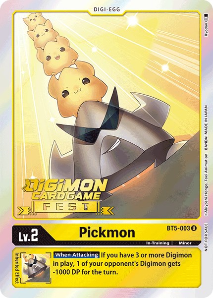 Pickmon [BT5-003] (Digimon Card Game Fest 2022) [Battle of Omni Promos] | Red Riot Games CA
