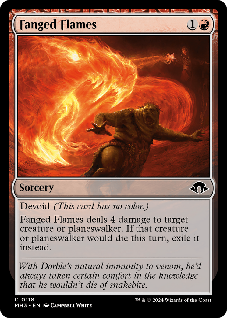 Fanged Flames [Modern Horizons 3] | Red Riot Games CA