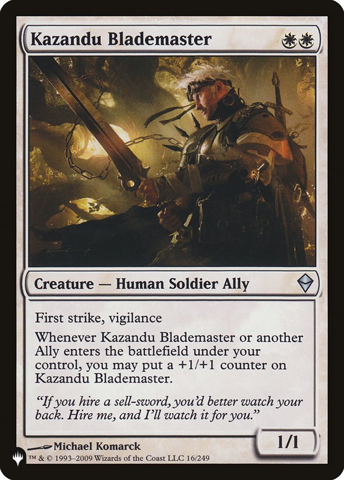 Kazandu Blademaster [The List] | Red Riot Games CA