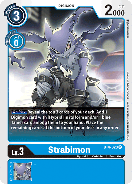 Strabimon [BT4-023] [Great Legend] | Red Riot Games CA