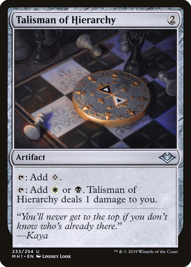 Talisman of Hierarchy [Modern Horizons] | Red Riot Games CA