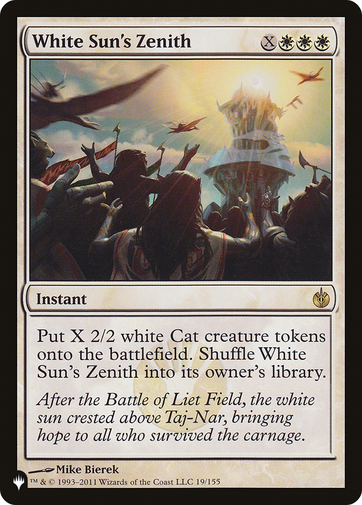 White Sun's Zenith [The List] | Red Riot Games CA
