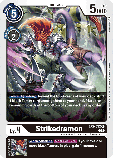 Strikedramon [EX2-032] [Digital Hazard] | Red Riot Games CA