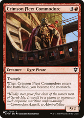 Crimson Fleet Commodore [The List Reprints] | Red Riot Games CA