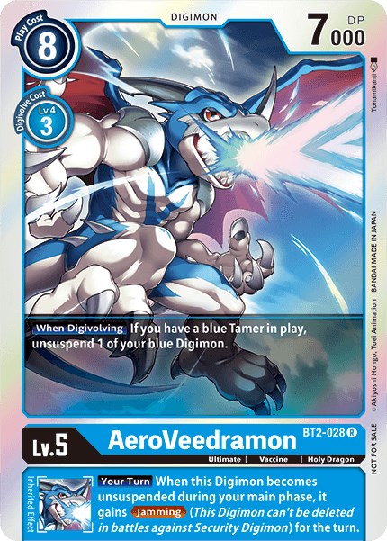AeroVeedramon [BT2-028] (Battle of Omni Pre-Release) [Release Special Booster Promos] | Red Riot Games CA