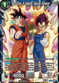 Son Goku & Vegeta, Saiyan Synergy (Unison Warrior Series Tournament Pack Vol.3) (P-276) [Tournament Promotion Cards] | Red Riot Games CA