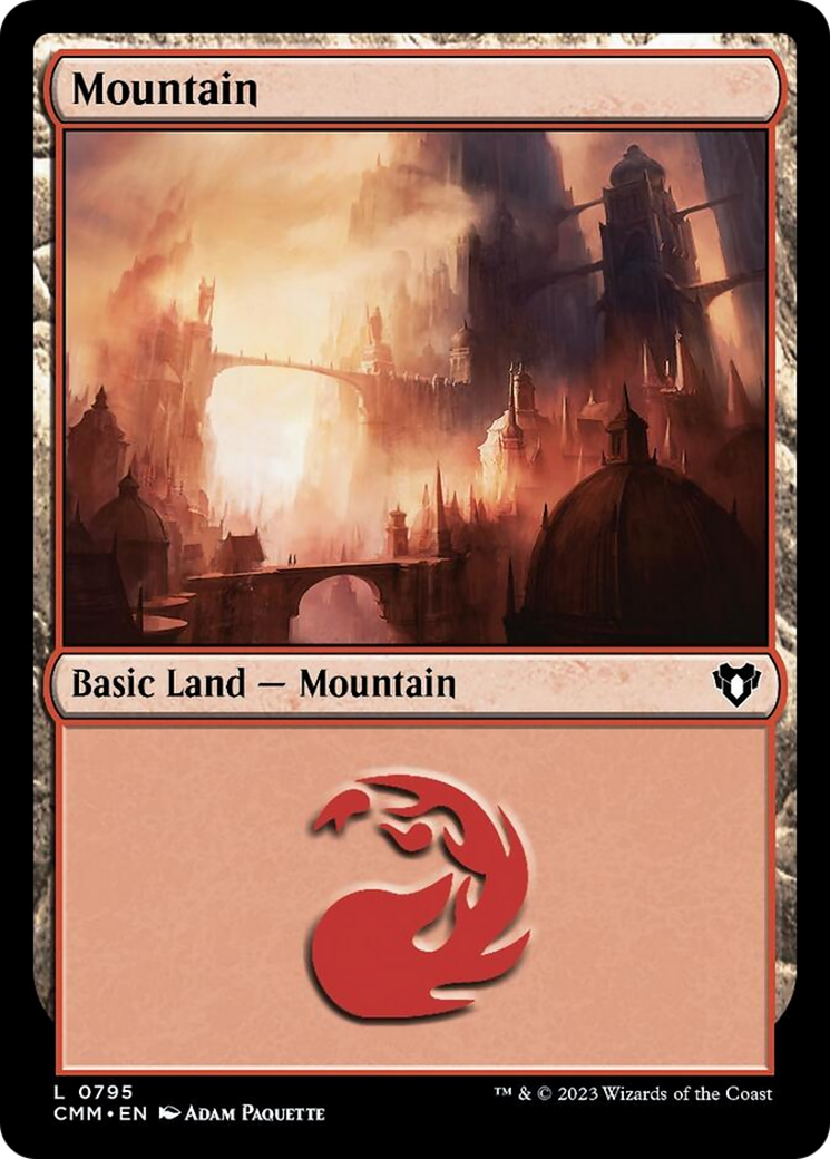 Mountain (795) [Commander Masters] | Red Riot Games CA