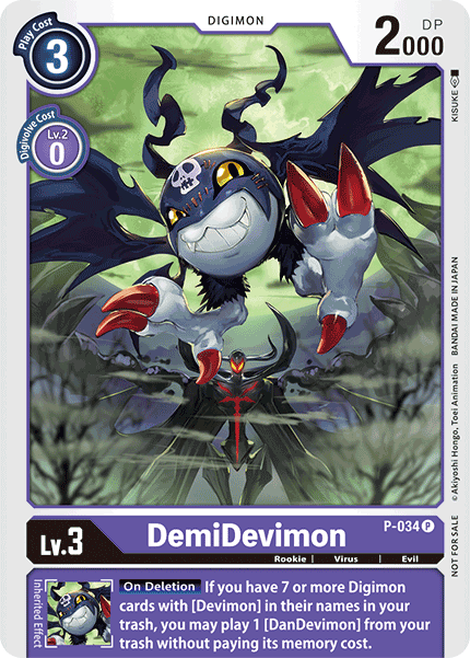 DemiDevimon [P-034] [Promotional Cards] | Red Riot Games CA