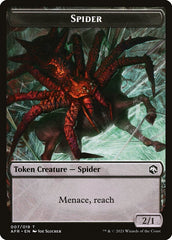 Spider // Icingdeath, Frost Tongue Double-Sided Token [Dungeons & Dragons: Adventures in the Forgotten Realms Tokens] | Red Riot Games CA