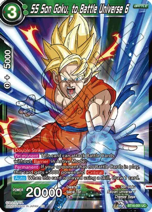 SS Son Goku, to Battle Universe 6 (BT16-051) [Realm of the Gods] | Red Riot Games CA