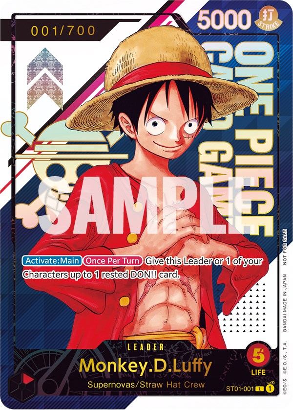 Monkey.D.Luffy (Serial Number) [One Piece Promotion Cards] | Red Riot Games CA