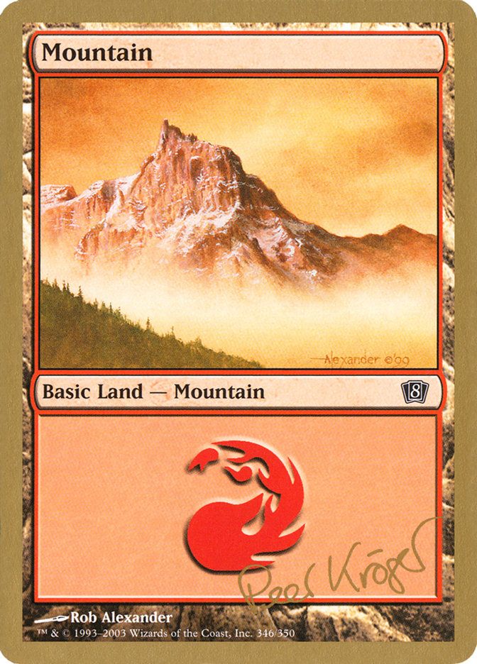 Mountain (pk346) (Peer Kroger) [World Championship Decks 2003] | Red Riot Games CA