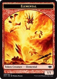 Elemental (008) // Elephant (012) Double-Sided Token [Modern Horizons Tokens] | Red Riot Games CA