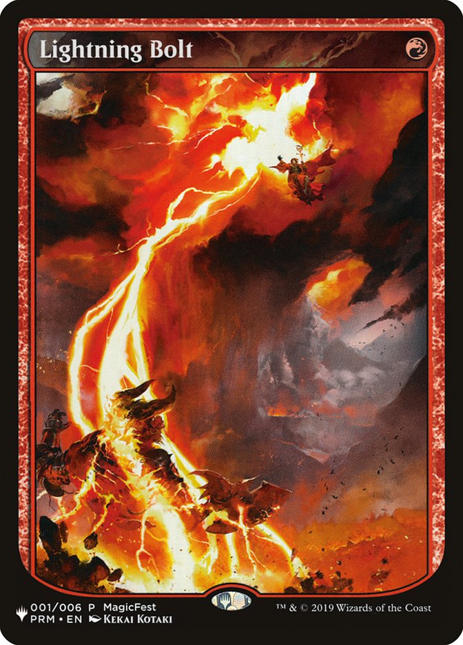 Lightning Bolt (001/006) [The List] | Red Riot Games CA