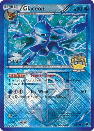 Glaceon (023/116) (City Championships) (Staff) [League & Championship Cards] | Red Riot Games CA
