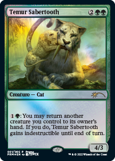Temur Sabertooth [Year of the Tiger 2022] | Red Riot Games CA