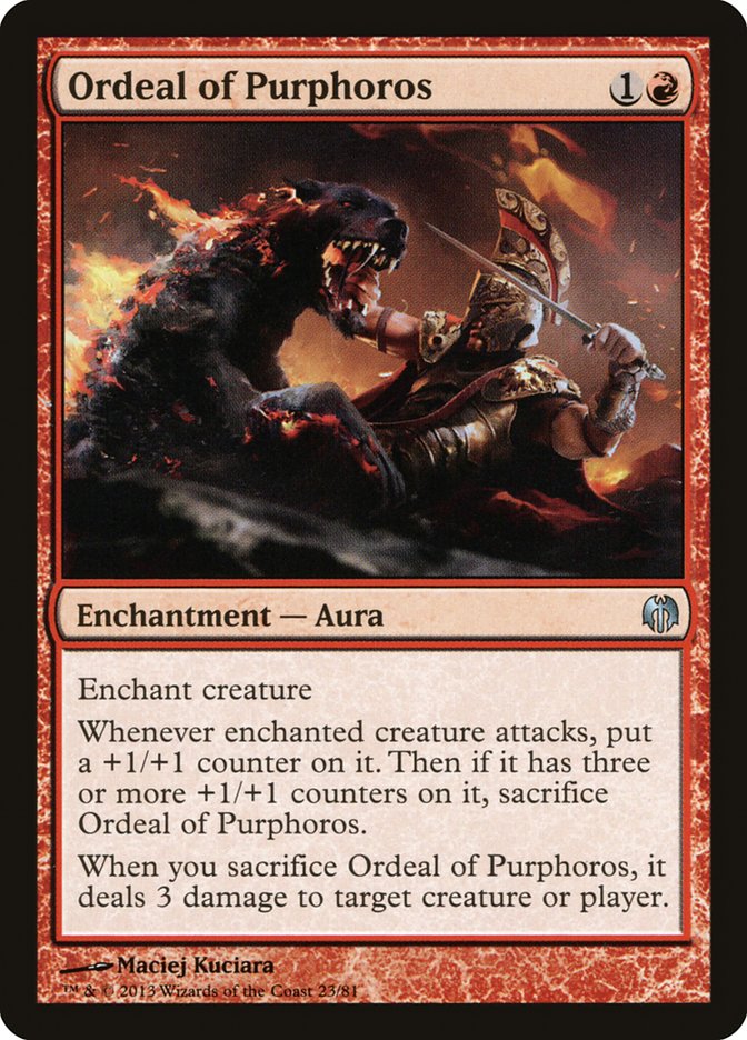 Ordeal of Purphoros [Duel Decks: Heroes vs. Monsters] | Red Riot Games CA