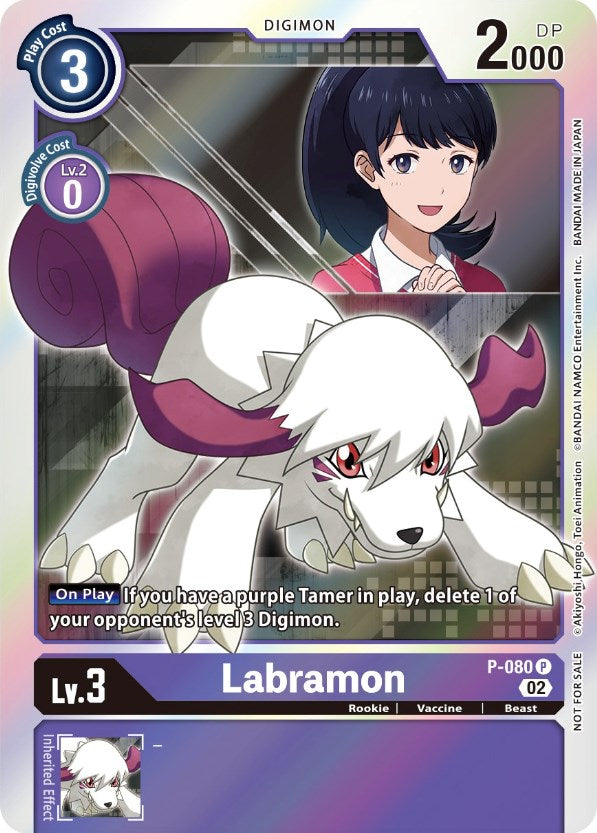 Labramon [P-080] (Digimon Survive Anime Expo 2022) [Promotional Cards] | Red Riot Games CA