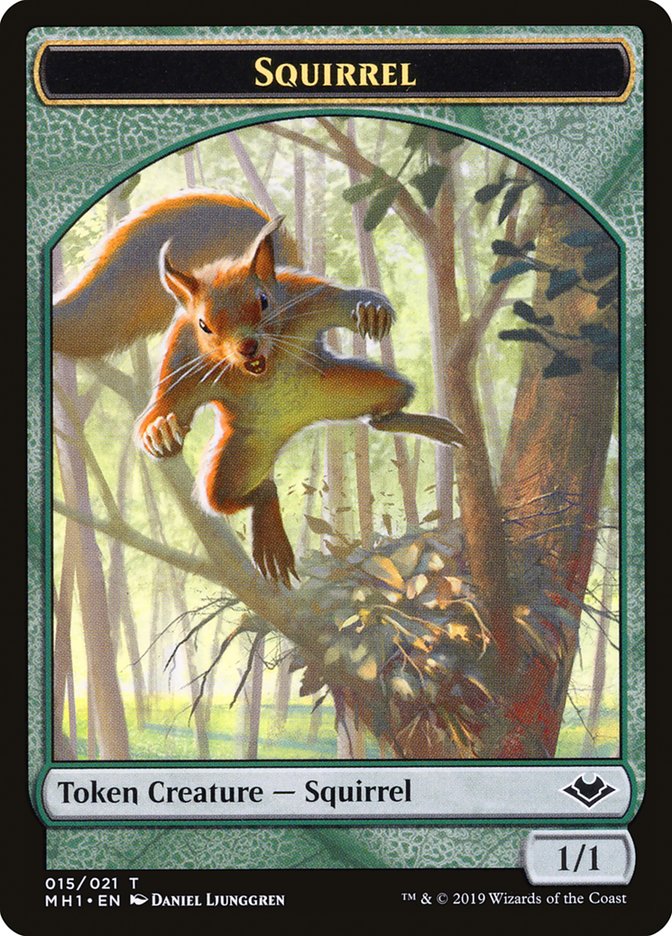 Soldier (004) // Squirrel (015) Double-Sided Token [Modern Horizons Tokens] | Red Riot Games CA