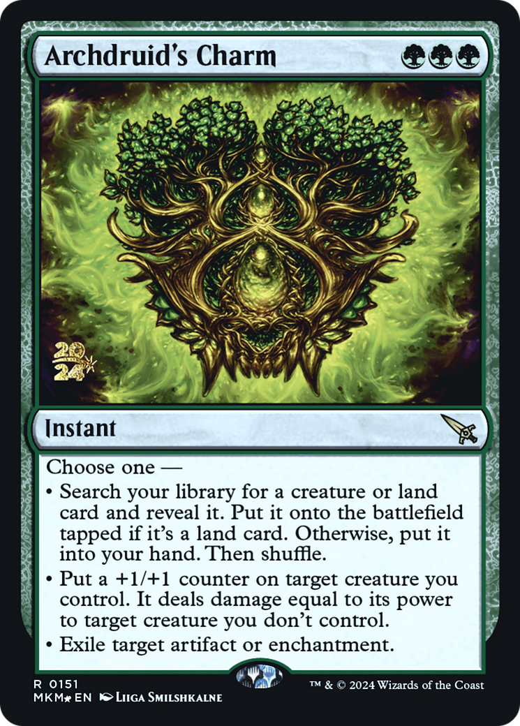 Archdruid's Charm [Murders at Karlov Manor Prerelease Promos] | Red Riot Games CA