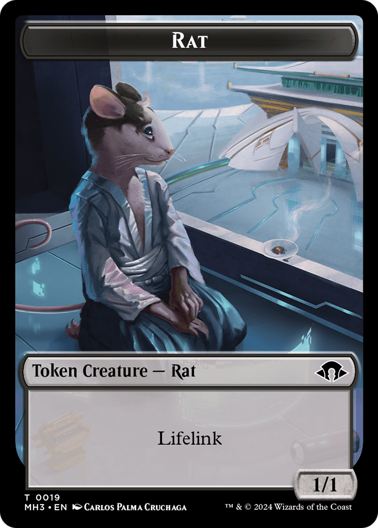 Phyrexian Germ // Rat Double-Sided Token [Modern Horizons 3 Tokens] | Red Riot Games CA