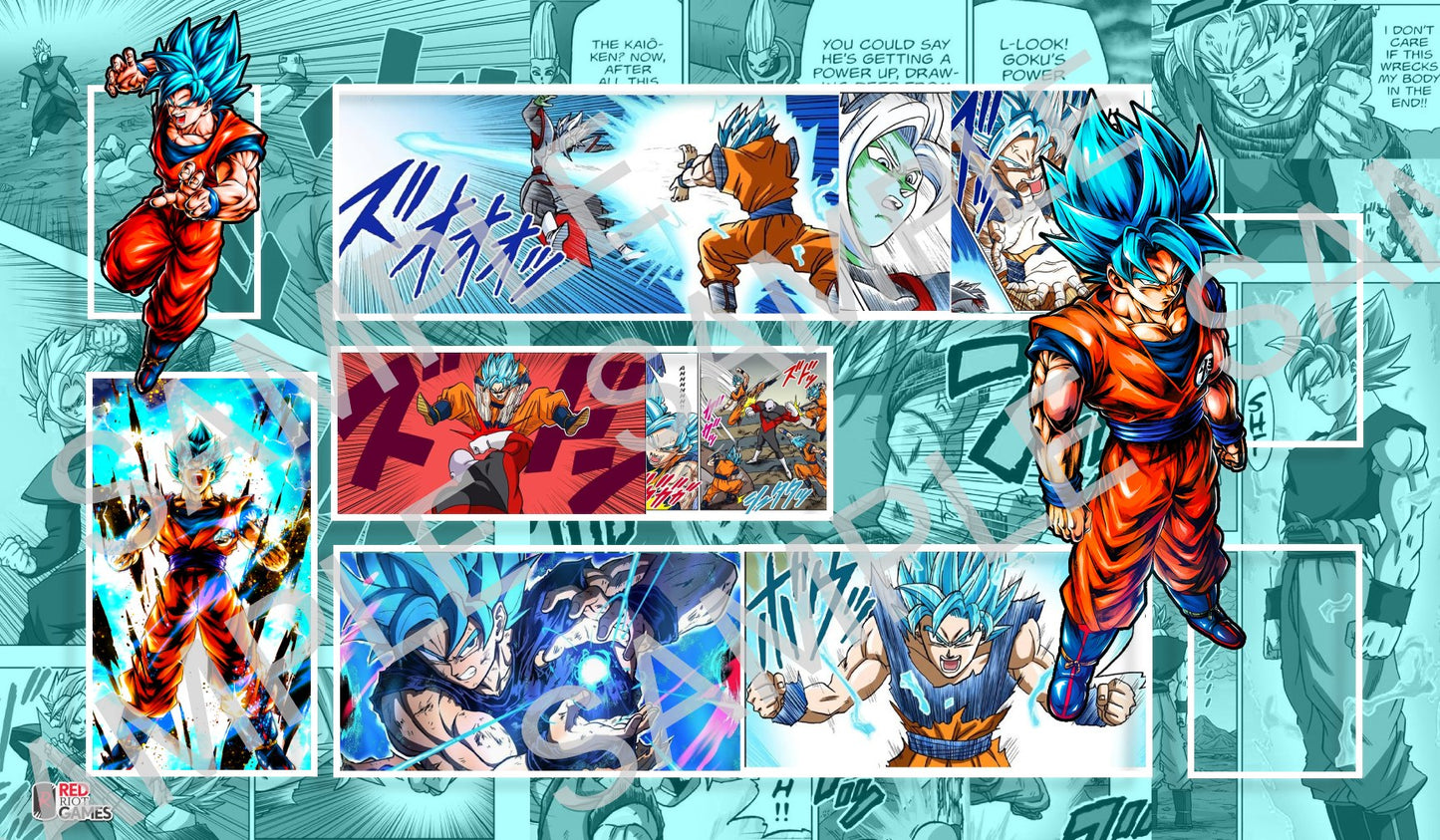 RRG Blue Goku Playmat