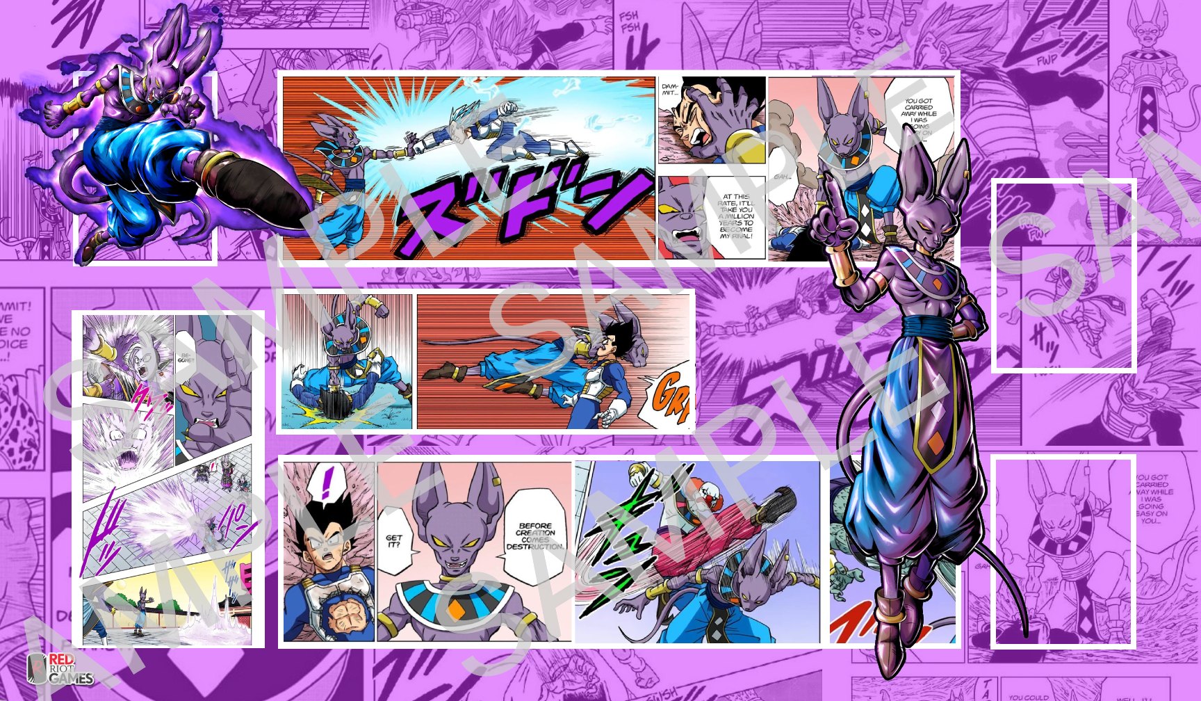 RRG Beerus Playmat | Red Riot Games CA