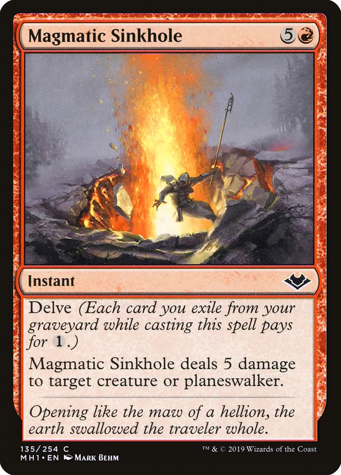 Magmatic Sinkhole [Modern Horizons] | Red Riot Games CA