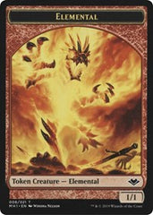 Elemental (008) // Serra the Benevolent Emblem (020) Double-Sided Token [Modern Horizons Tokens] | Red Riot Games CA