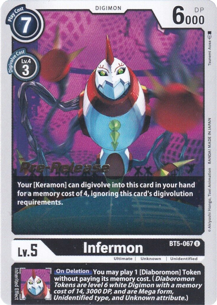 Infermon [BT5-067] [Battle of Omni Pre-Release Promos] | Red Riot Games CA