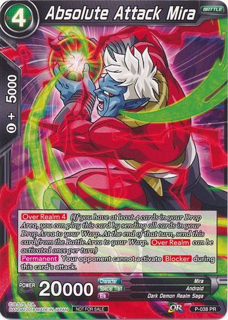 Absolute Attack Mira (P-038) [Promotion Cards] | Red Riot Games CA