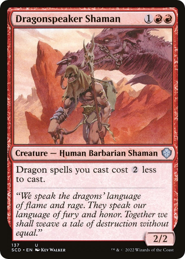 Image for Dragonspeaker Shaman (137) [Starter Commander Decks] - Magic: The Gathering