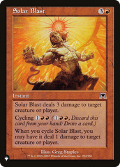 Solar Blast [The List Reprints] | Red Riot Games CA