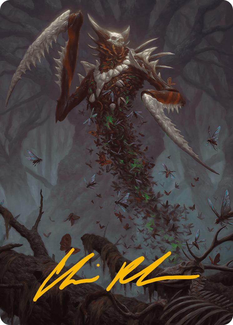 Grist, the Plague Swarm Art Card (Gold-Stamped Signature) [Modern Horizons 3 Art Series] | Red Riot Games CA