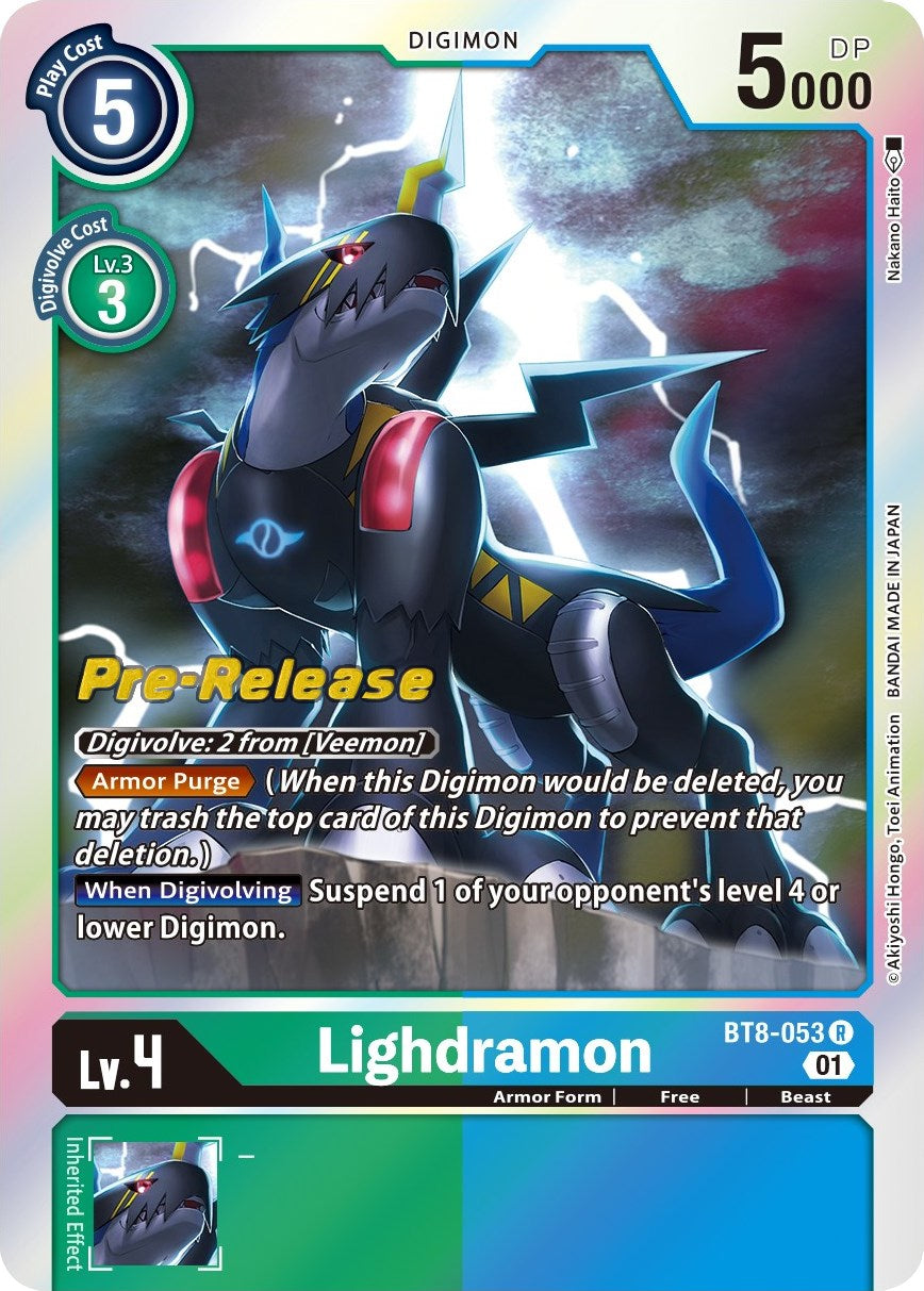 Lighdramon [BT8-053] [New Awakening Pre-Release Cards] | Red Riot Games CA