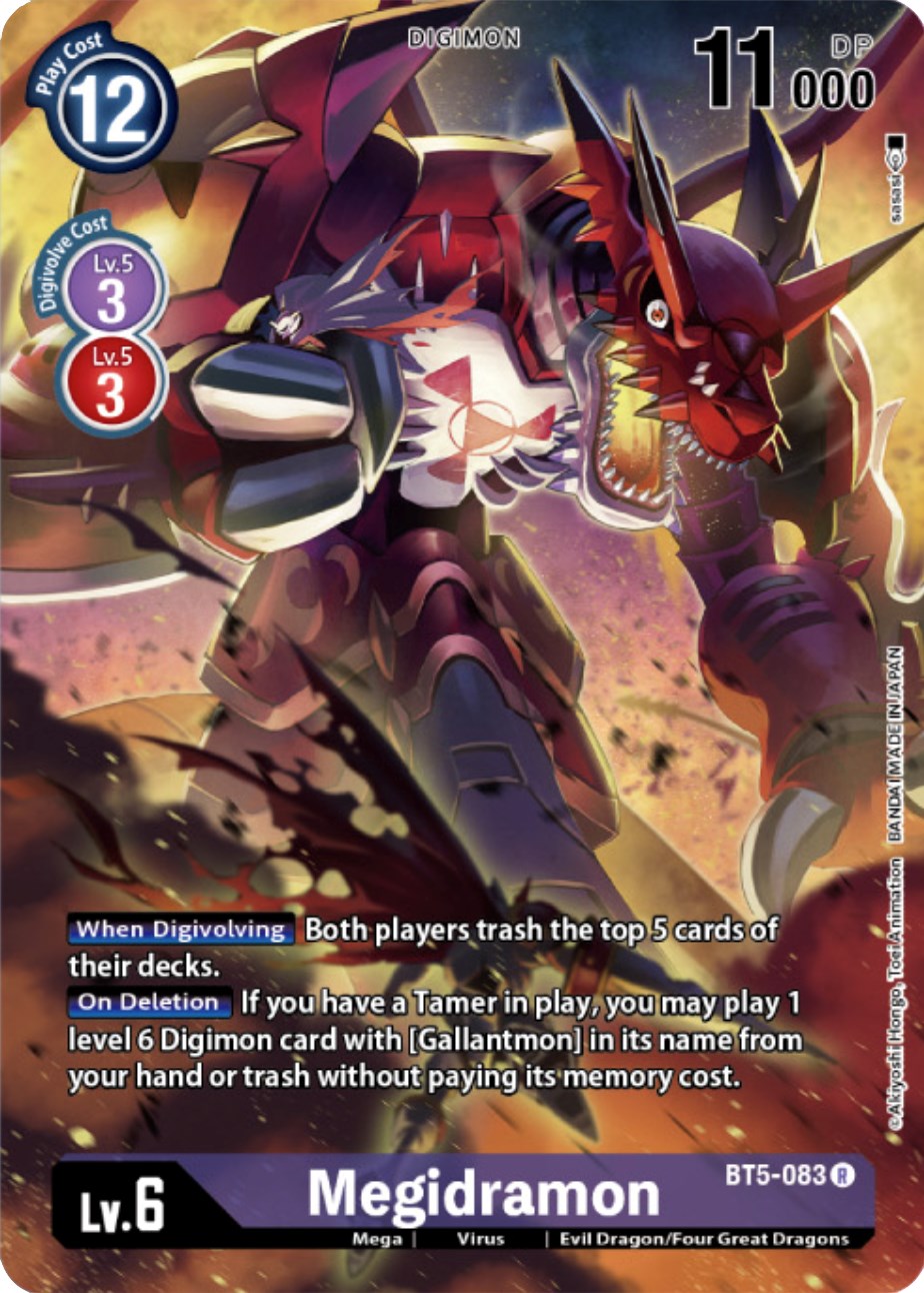 Megidramon [BT5-083] (Digimon Card Game Deck Box Set) [Battle of Omni Promos] | Red Riot Games CA