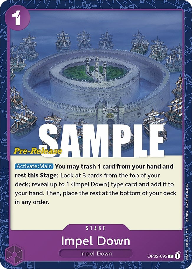 Image for Impel Down [Paramount War Pre-Release Cards]