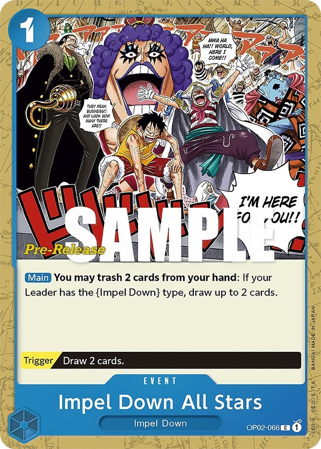 Image for Impel Down All Stars [Paramount War Pre-Release Cards]