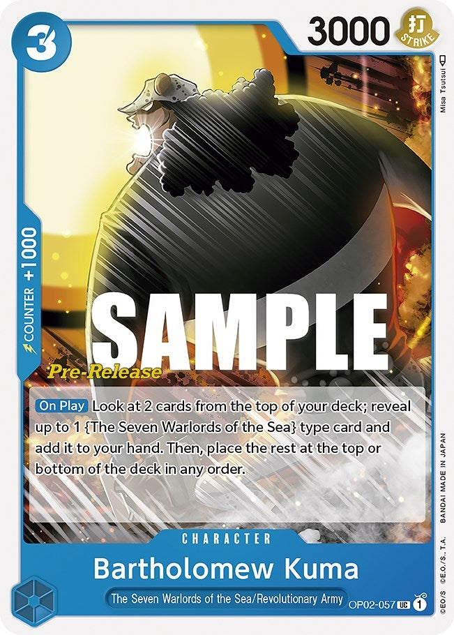 Image for Bartholomew Kuma [Paramount War Pre-Release Cards]