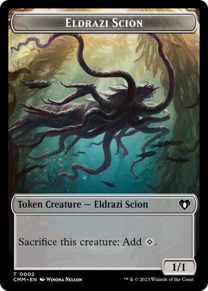 Eldrazi Scion // Spider Double-Sided Token [Commander Masters Tokens]