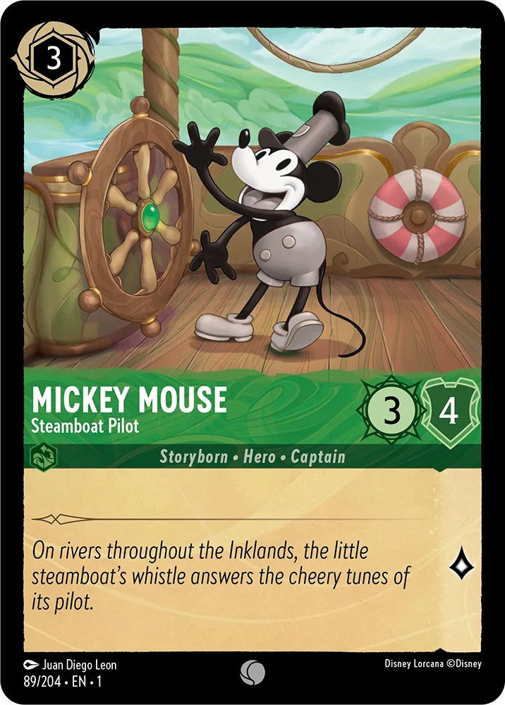 Mickey Mouse - Steamboat Pilot (89/204) [The First Chapter] | Red Riot Games CA